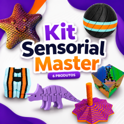 Kit Sensorial Terapêutico 6 Peças Fidget Kit Sensorial Terapêutico 6 Peças Fidget